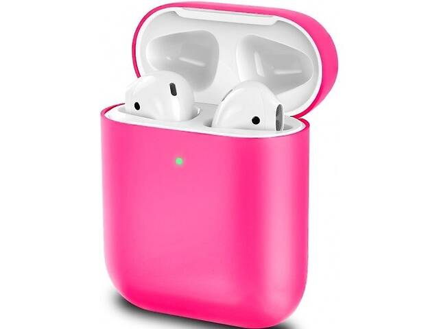 Чехол для наушников Apple AirPods 1/2 Barbie Pink (Код товара:16484)