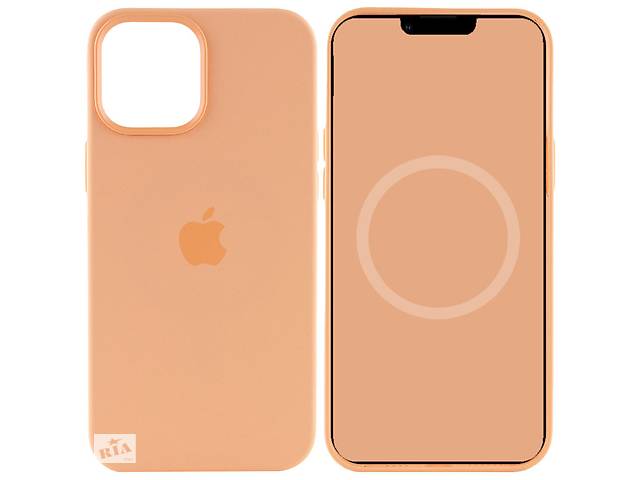 Чехол Epik Silicone case AAA full with Magsafe and Animation Apple iPhone 12 Pro Max 6.7' Оранжевый / Cantaloupe