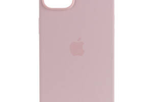 Чехол Epik Silicone case AAA full with Magsafe Apple iPhone 14 Plus 6.7' Розовый / Chalk Pink
