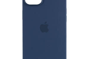Чехол Epik Silicone case AAA full with Magsafe Apple iPhone 14 Plus 6.7' Синий / StromBlue