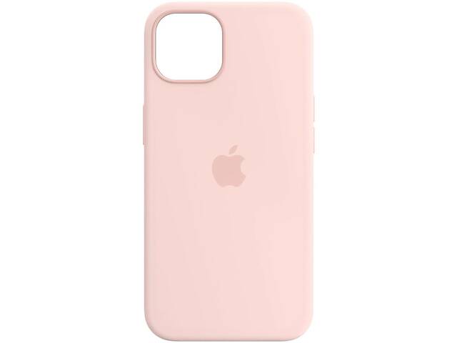 Чехол Epik Silicone case AAA full with Magsafe для Apple iPhone 14 Pro Розовый / Chalk Pink