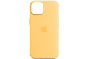Чехол Epik Silicone case AAA full with Magsafe для Apple iPhone 14 Plus Желтый / Sunglow