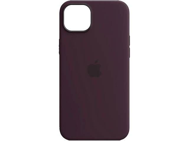 Чехол Epik Silicone case AAA full with Magsafe для Apple iPhone 14 Фиолетовый / Elderberry