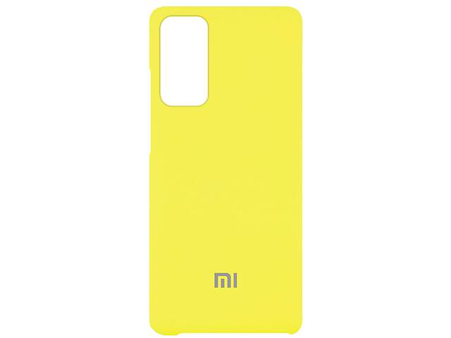 Чехол Epik Silicone Cover AAA для Xiaomi Mi 10T / Mi 10T Pro Желтый / Bright Yellow