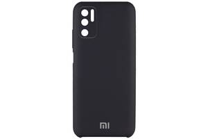 Чехол Epik Silicone Cover Full Camera AAA для Xiaomi Poco M3 Pro Черный / Black 1180698