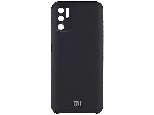 Чехол Epik Silicone Cover Full Camera AAA для Xiaomi Poco M3 Pro Черный / Black 1180698