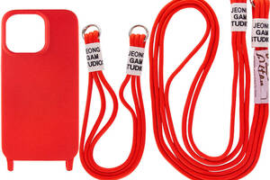 Чехол Epik TPU two straps California Apple iPhone 13 Красный