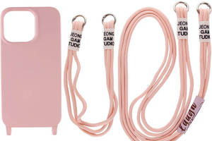Чехол Epik TPU two straps California Apple iPhone 13 Pro Розовый / Pink Sand