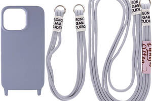 Чехол Epik TPU two straps California Apple iPhone 13 Pro Серый / Stone