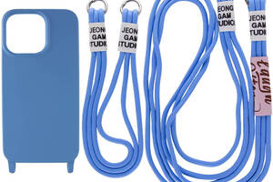 Чехол Epik TPU two straps California Apple iPhone 13 Pro Синий / Cosmos blue