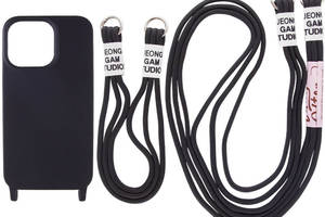 Чехол Epik TPU two straps California Apple iPhone 13 Pro Черный