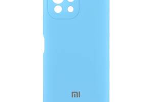 Чехол Full Case HQ+ with frame для Xiaomi Mi 11 Lite Blue
