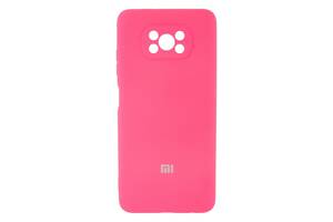 Чехол Full Case HQ with frame для Xiaomi Poco X3 Shiny pink