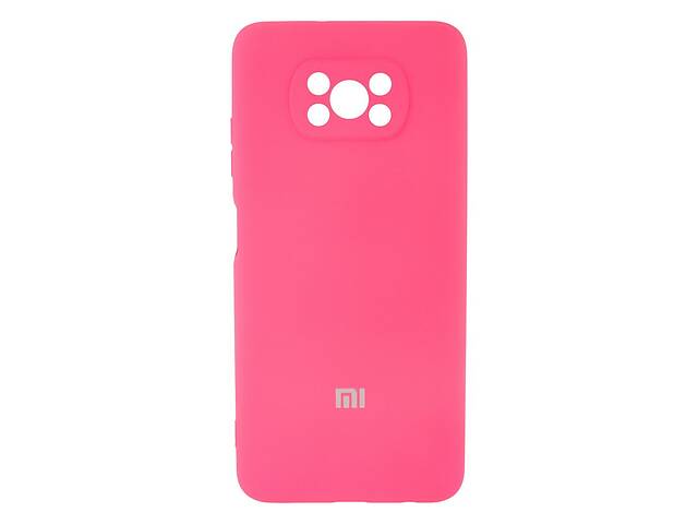 Чехол Full Case HQ with frame для Xiaomi Poco X3 Shiny pink