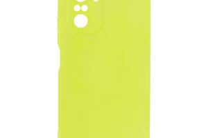 Чехол Full Case No Logo для Xiaomi Poco F3 Fluorescent Yellow