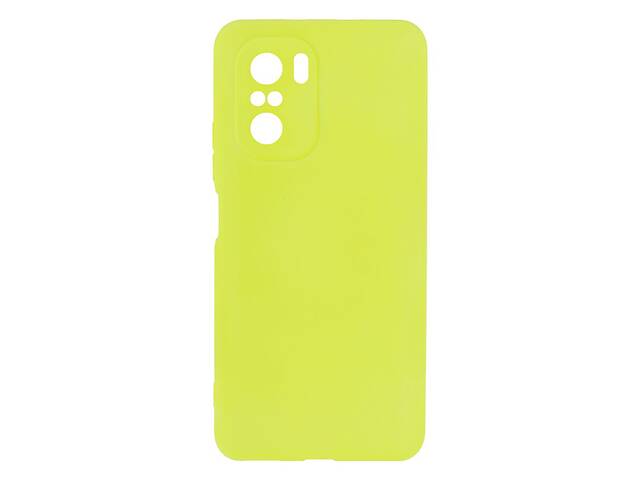 Чехол Full Case No Logo для Xiaomi Poco F3 Fluorescent Yellow
