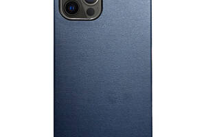 Чехол K-Doo Noble Collection для Apple iPhone 12 Pro Max Кожаный Темно-синий
