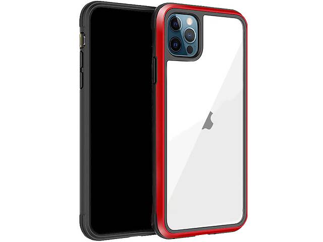 Чехол K-DOO PC+TPU+Metal Ares Apple iPhone 13 Pro Max Красный