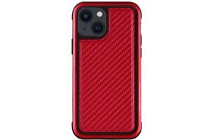 Чехол K-DOO PC+TPU+Metal MARS Series Apple iPhone 13 6.1 Carbon Red