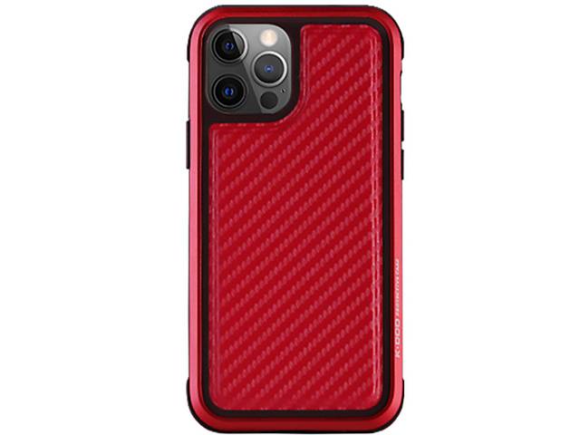 Чехол K-DOO PC+TPU+Metal MARS Series Apple iPhone 13 Pro Carbon Red