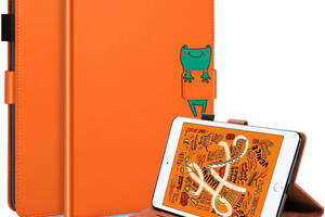 Чехол-книжка Animal Wallet Apple iPad Mini 1 / 2 / 3 / 4 / 5 Wake / Sleep Frog Оранжевый