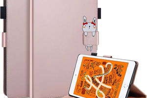 Чехол-книжка Animal Wallet Apple iPad Mini 1 / 2 / 3 / 4 / 5 Wake / Sleep Rabbit Розовое золото