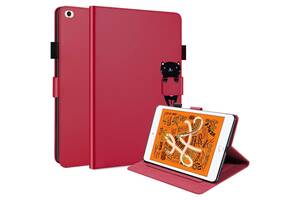 Чехол-книжка Animal Wallet Apple iPad Mini 1 / 2 / 3 / 4 / 5 Wake / Sleep Cat Красный