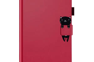 Чехол-книжка Animal Wallet Apple iPad Mini 6 Wake / Sleep Cat Красный