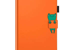 Чехол-книжка Animal Wallet Apple iPad Mini 6 Wake / Sleep Frog Оранжевый