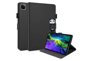 Чехол-книжка Animal Wallet Apple iPad Pro 11 2018 /2020 / iPad Air 10.9 2020 Wake / Sleep Panda Черный