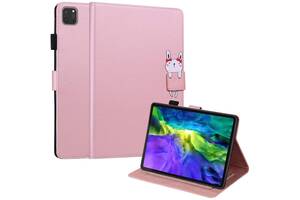 Чехол-книжка Animal Wallet Apple iPad Pro 11 2018 /2020 / iPad Air 10.9 2020 Wake / Sleep Rabbit Розовое золото