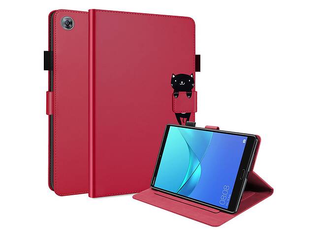 Чехол-книжка Animal Wallet Huawei MediaPad M5 10.8 Cat Красный