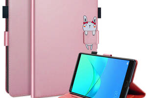 Чехол-книжка Animal Wallet Huawei MediaPad M5 10.8 Rabbit Розовое золото