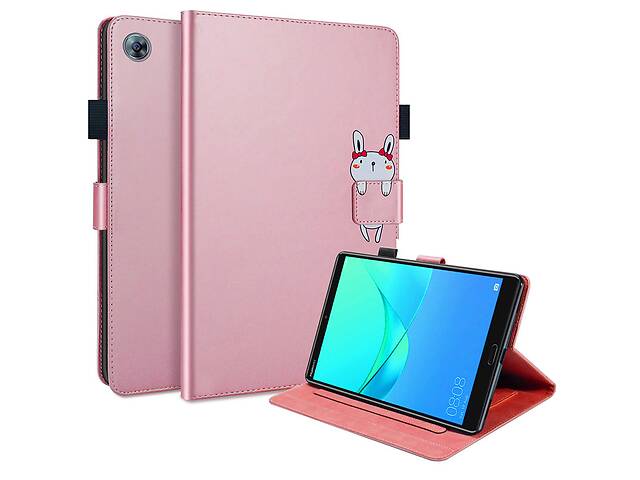 Чехол-книжка Animal Wallet Huawei MediaPad M5 10.8 Rabbit Розовое золото