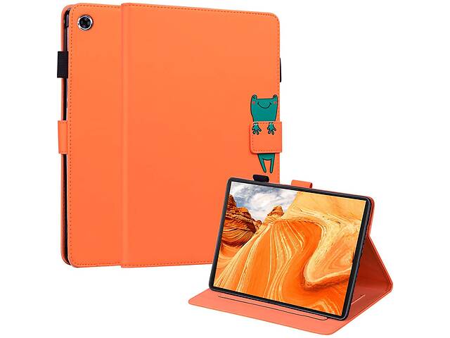 Чехол-книжка Animal Wallet Lenovo Tab M10 HD 10.1 2 Gen TB-X306F Frog Оранжевый