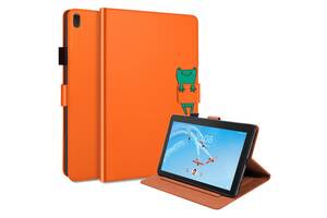 Чехол-книжка Animal Wallet Lenovo Tab M10 / P10 Первое поколение Frog Оранжевый