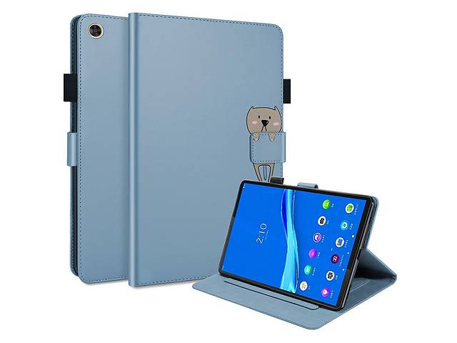 Чехол-книжка Animal Wallet Lenovo Tab M10 Plus FHD 10.3 X606 Bear Голубой