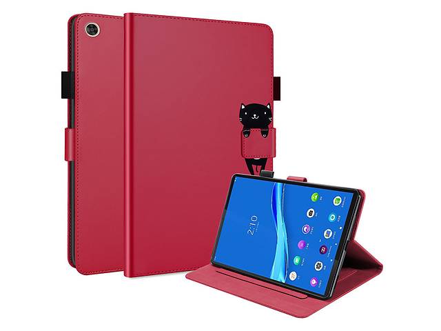 Чехол-книжка Animal Wallet Lenovo Tab M10 Plus FHD 10.3 X606 Cat Красный