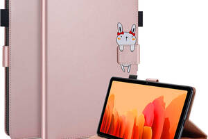 Чехол-книжка Animal Wallet Samsung Galaxy Tab A 10.1 2019 T510 / T515 Rabbit Розовое золото