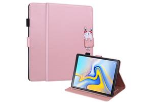 Чехол-книжка Animal Wallet Samsung Galaxy Tab A 10.5 T590 / T595 / T597 Rabbit Розовое золото