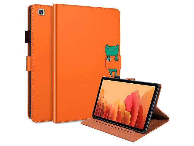 Чехол-книжка Animal Wallet Samsung Galaxy Tab A 8.0 2019 T290 / T295 Frog Оранжевый