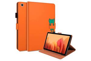 Чехол-книжка Animal Wallet Samsung Galaxy Tab A7 10.4 T500 / T505 / T507 Frog Оранжевый