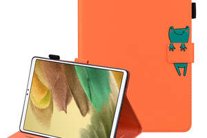 Чехол-книжка Animal Wallet Samsung Galaxy Tab A7 Lite 8.7 T220 / T225 Frog Оранжевый