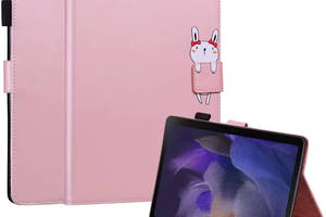 Чехол-книжка Animal Wallet Samsung Galaxy Tab A8 10.5 2021 X200 / X205 Rabbit Розовое золото