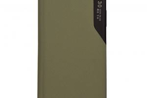 Чехол-книжка Business Fabric для Samsung A03s 2021 A037 Green
