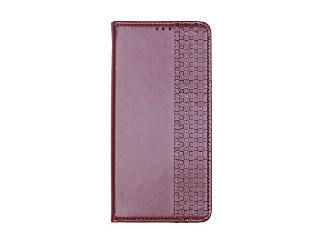 Чехол-книжка Chess Skin Samsung Galaxy A24 4G Bordo