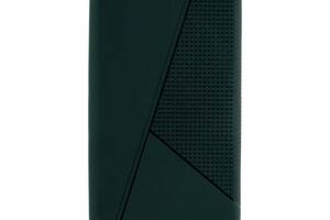Чехол-книжка Twist кожа для Samsung A525 A52 Green