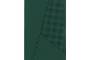 Чехол-книжка Twist кожа Realme C25Y Dark Green