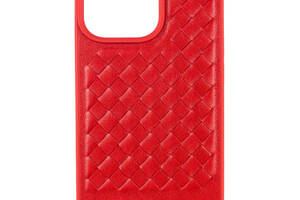 Чехол кожаный Polo Santa Barbara Apple iPhone 13 Pro Max Red