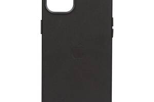 Чехол Leather Case для Apple iPhone 14 Midnight